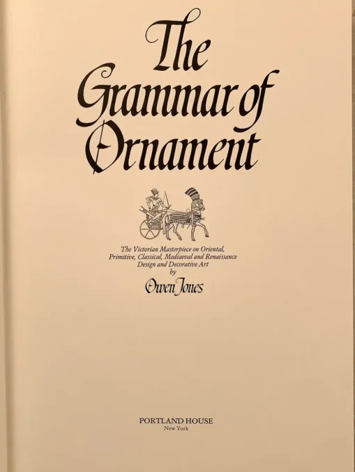 The Grammer Of Ornament