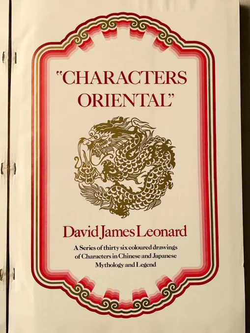 Characters Oriental A Series Of 36 Coloured. Drawings…mythology & Legend