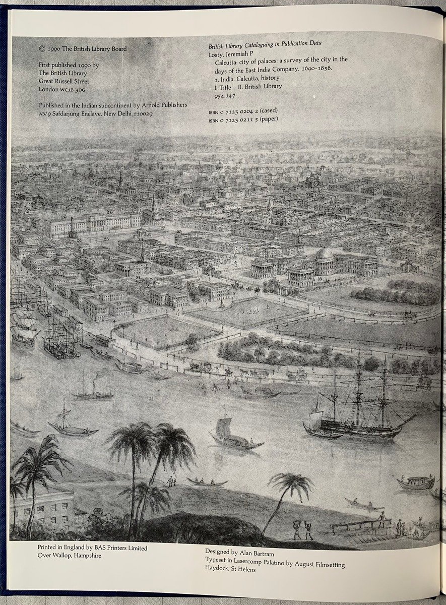 Calcutta, City Of Palaces, A Survey India Company 1690-1858 - Image 8