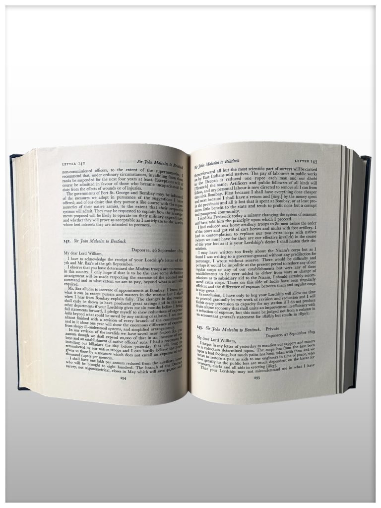 The Correspondence Of Lord William Cavendish Bentinck Governor General Of India - 2 Volume Set