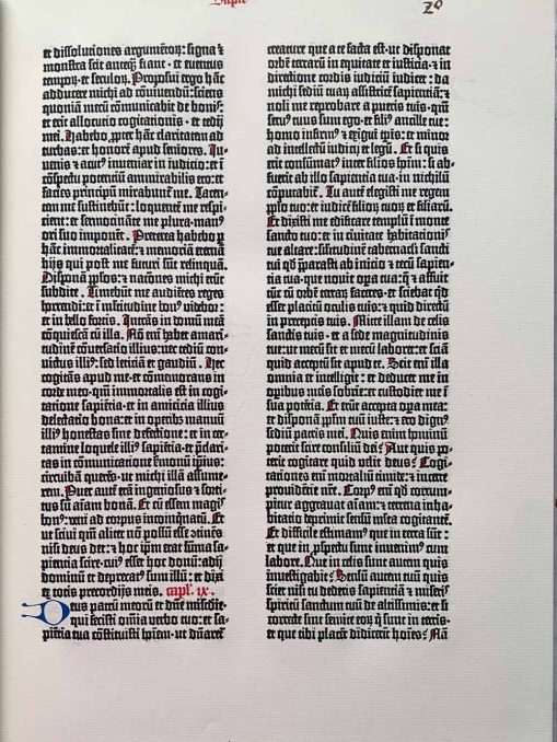 The Gutenberg Bible – 4 Volume Set