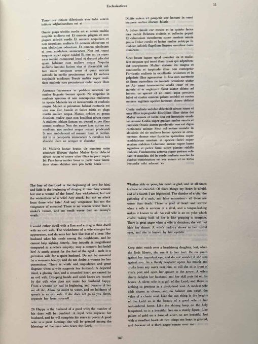 The Gutenberg Bible – 4 Volume Set