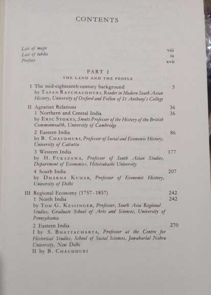 The Cambridge Economic History Of India – 2 Volume Set