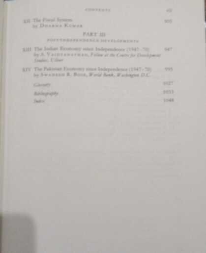 The Cambridge Economic History Of India – 2 Volume Set