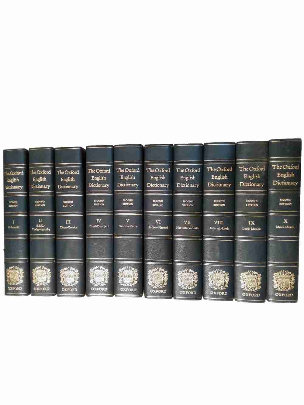 Buy The Oxford English Dictionary – 20 Volume Set Book - Rare 