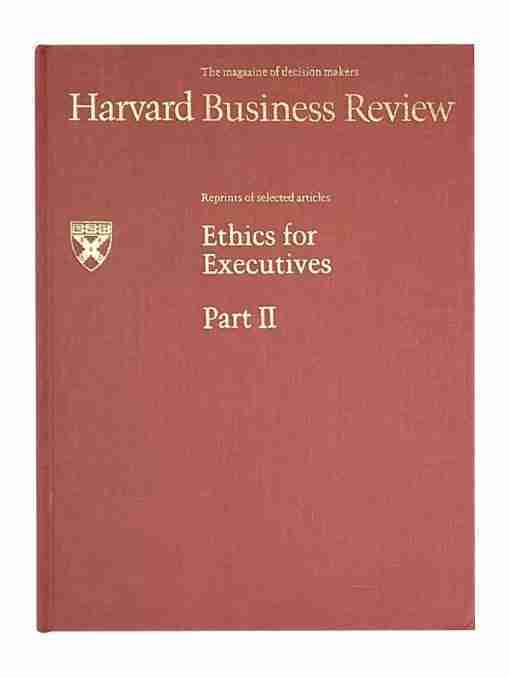 Ethics for executives – 2 Volume Set