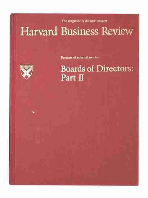 Harvard Business Review:Boards of directors