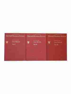 Harvard Business Review: Case method – 3 Volume Set