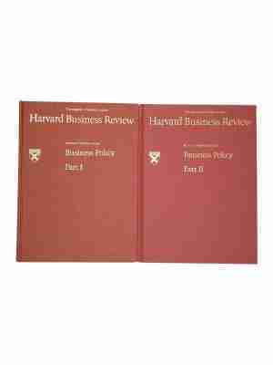 Harvard Business Review: Business Policy – 2 Volume Set