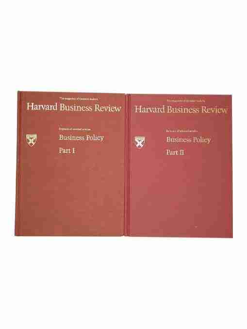 Harvard Business Review: Business Policy – 2 Volume Set
