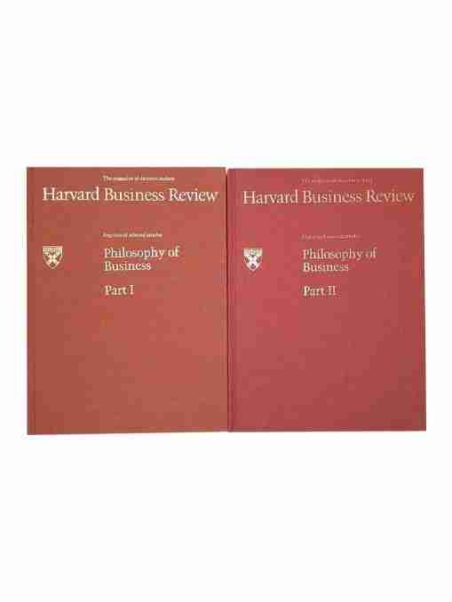 Harvard Business Review: Philosophy of Business- 2 Volume Set