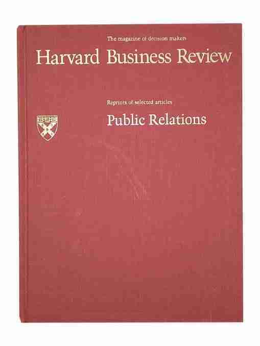 Harvard Business Review: Public Relations