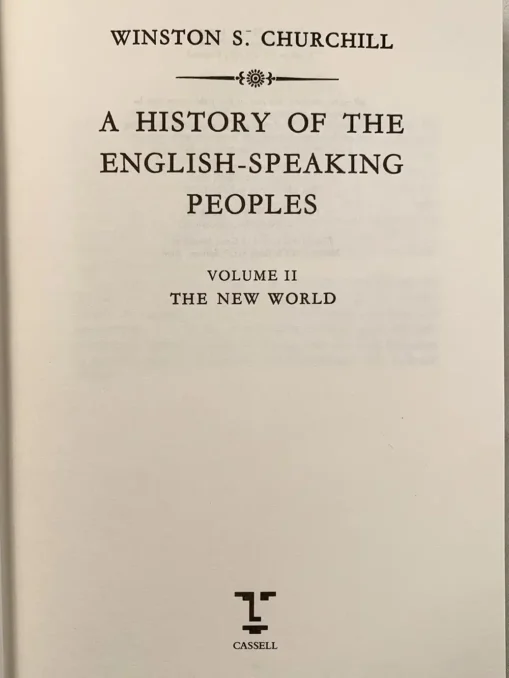 A History Of The English Speaking Peoples – 4 Volume Set