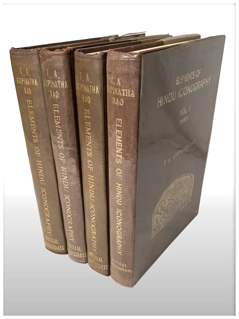 Elements of hindu iconography 2 Volume  in 4 parts.