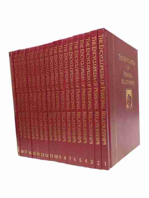 The Marshall Cavendish Encyclopedia Of Personal Relationships. Human Behaviour.- 18 Volume Set + Index