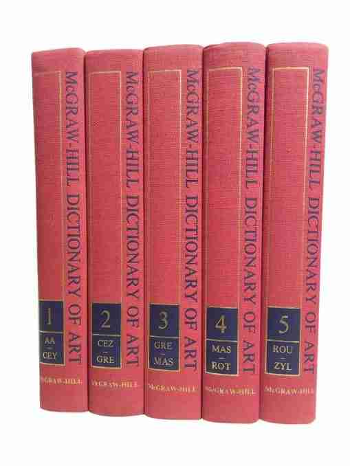 Mcgraw Hill Dictionary Of Art – 5 Vol. Set