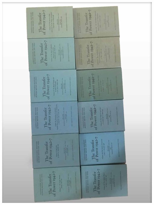 Constitutional Relations Between Britain & India. The Transfer Of Power – 12 Volume Set