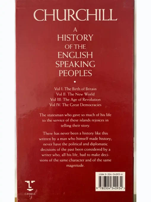 A History Of The English Speaking Peoples – 4 Volume Set