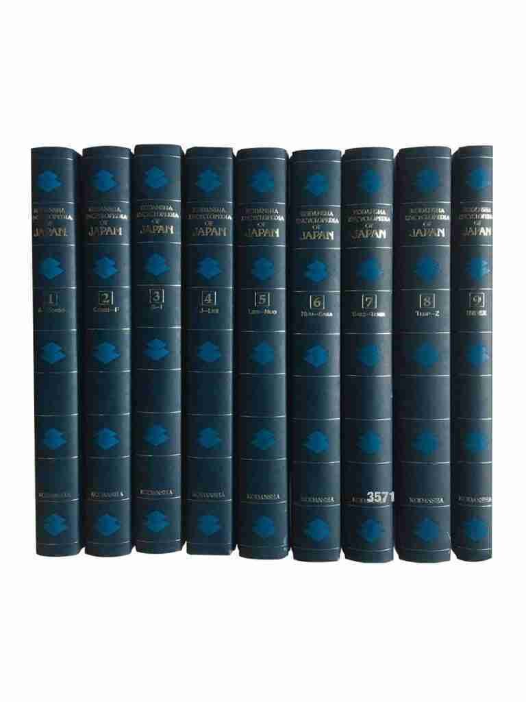 Kodansha Encyclopedia Of Japan -8 vols + Index - 9 Volume Set