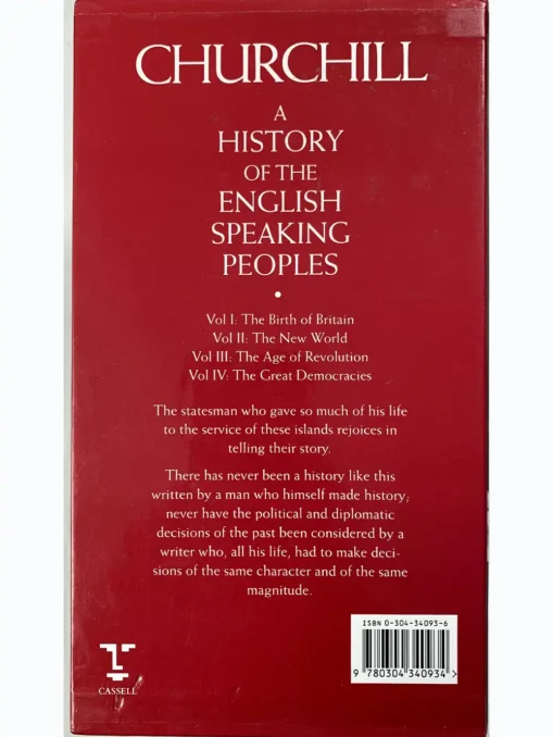 A History Of The English Speaking Peoples – 4 Volume Set