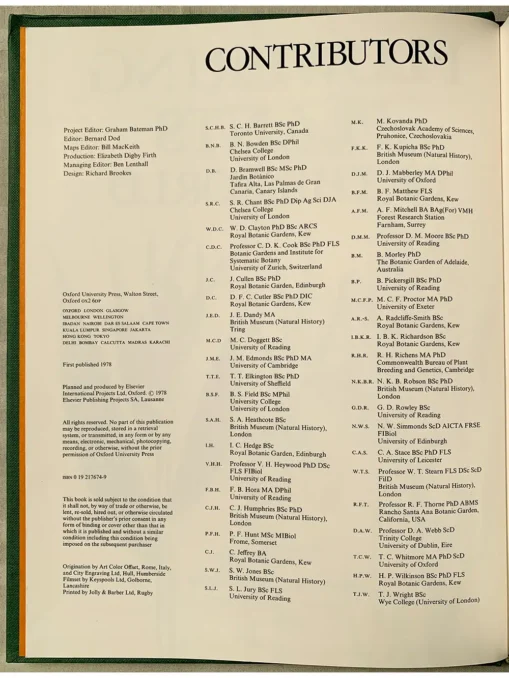 Flowering Plants Of The World