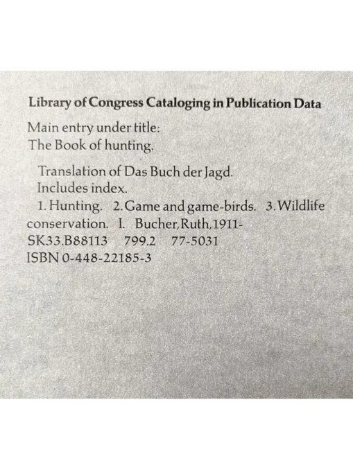 The Book of Hunting
