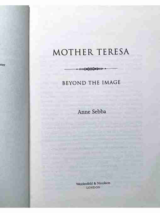 Mother Teresa Beyond The Image