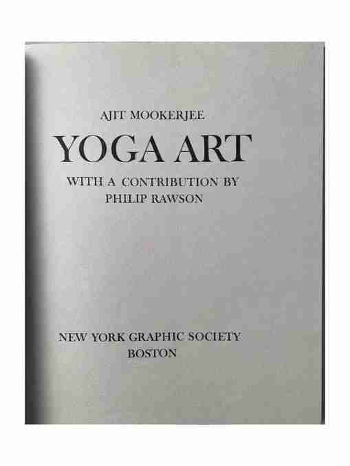 Yoga Art with a contribution by Philip Rawson