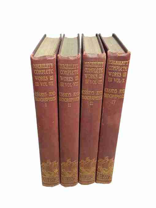 The Complete works of Lord Macaulay Set 1