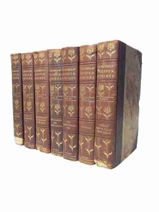 The Novels, Tales and Letters of Prosper Merimee. Volumes: Eight. Vol. 3 missing INCOMPETE SET