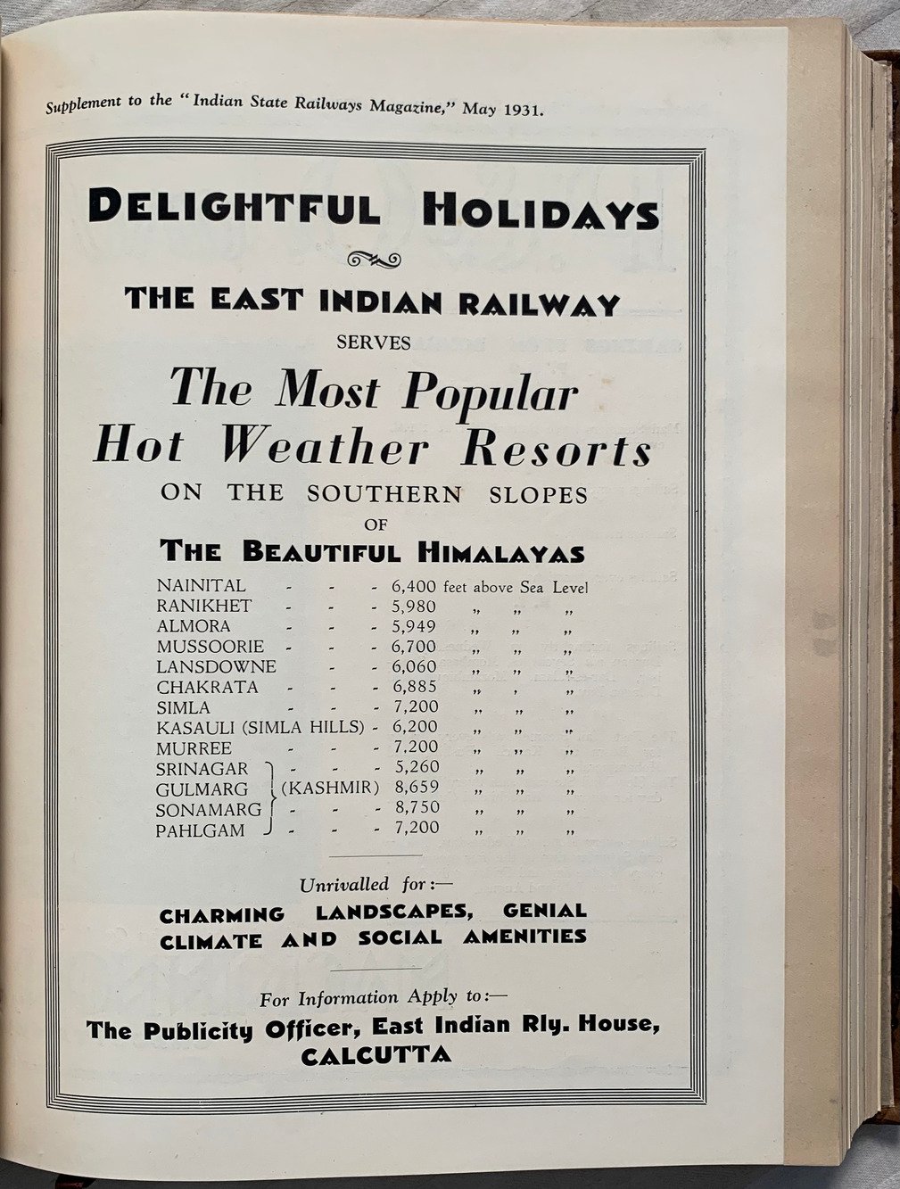 Indian State Railways Magazine