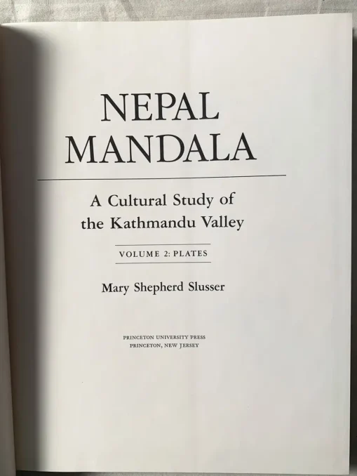 Nepal mandala a cultural study of the Kathmandu valley – 2 Volume Set