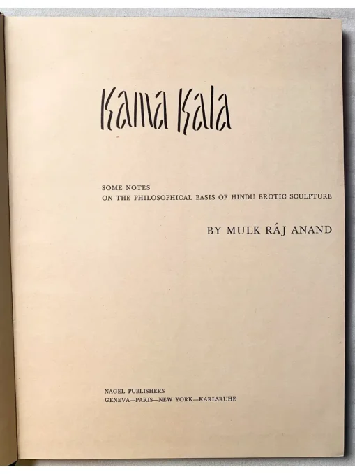 Kama kala some notes on the philosophical basis of hindu erotic sculpture