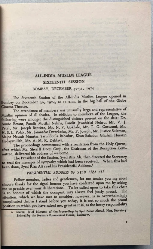 Foundations of Pakistan: All-india Muslim League Documents: 1906-1947 - Image 12