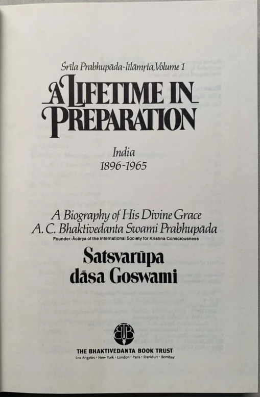 Srila Prabhupāda-līlāmṛta, Volume 1 and 2 - Image 4