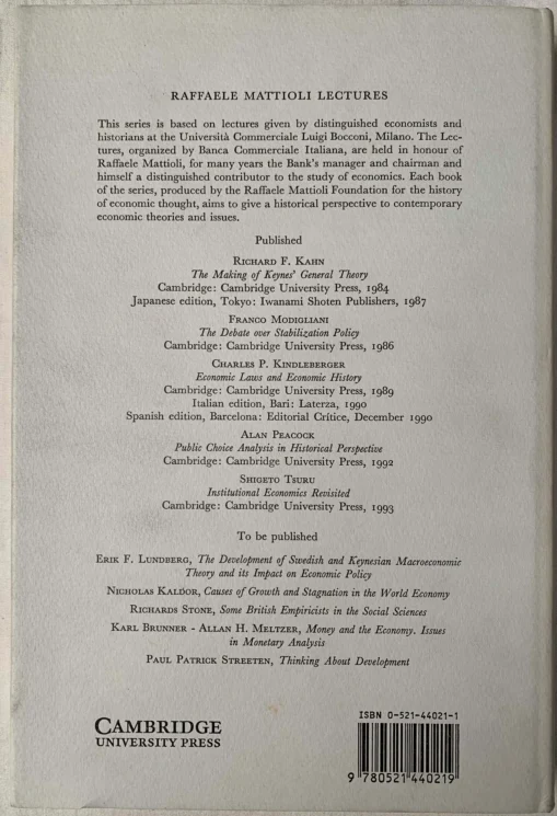 Raffaele Mattioli Foundation: Shigeto Tsuru Institutional Economics Revisited - Image 7