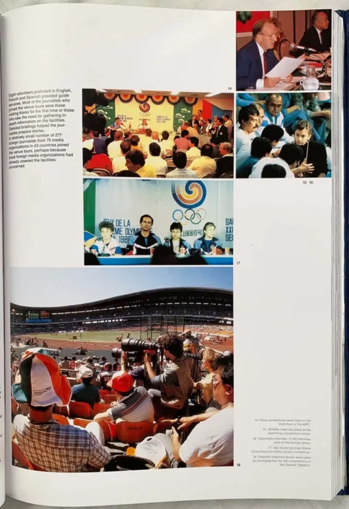 Report - Official Report 2 Vol Set - Games Of The XXIVth Olympiad Seoul - Image 9