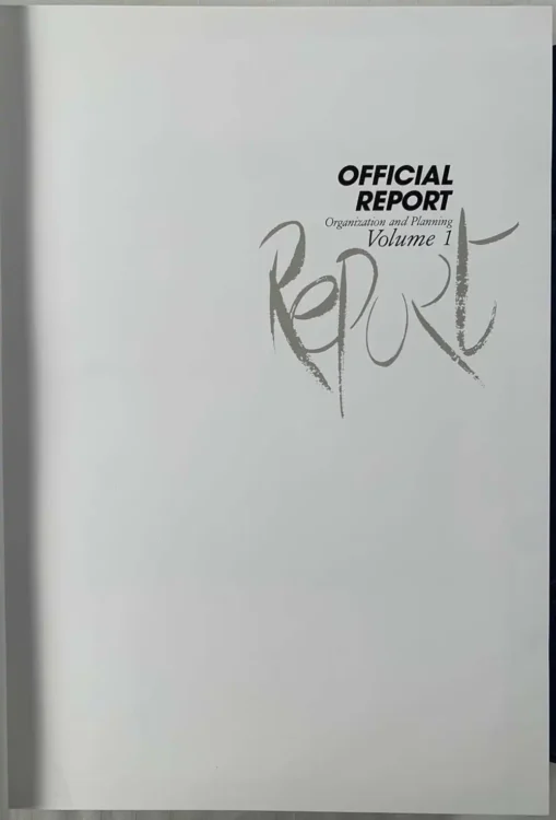 Report - Official Report 2 Vol Set - Games Of The XXIVth Olympiad Seoul - Image 7