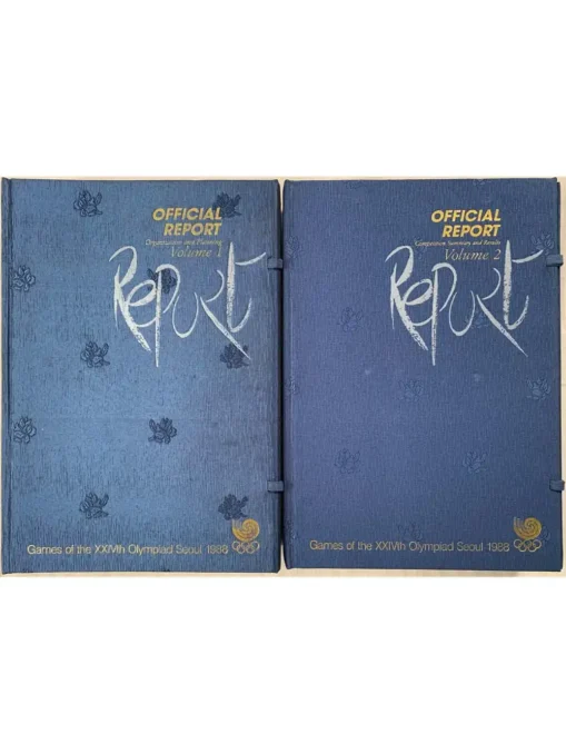 Report - Official Report 2 Vol Set - Games Of The XXIVth Olympiad Seoul - Image 4
