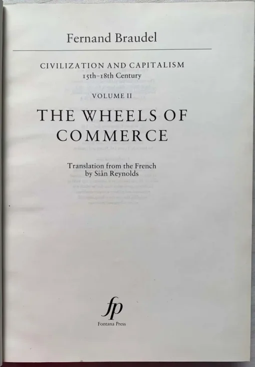 Civilization And Capitalism 15th-18th Century 3 Vol Set - Image 5