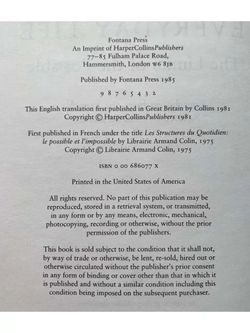Civilization And Capitalism 15th-18th Century 3 Vol Set - Image 4