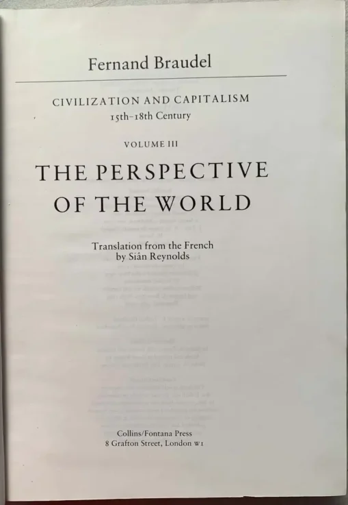 Civilization And Capitalism 15th-18th Century 3 Vol Set - Image 7
