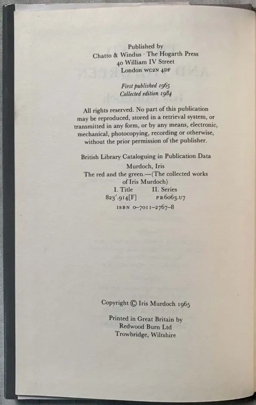 The Collected Works of Iris Murdoch - 9 Vol Set - Image 15