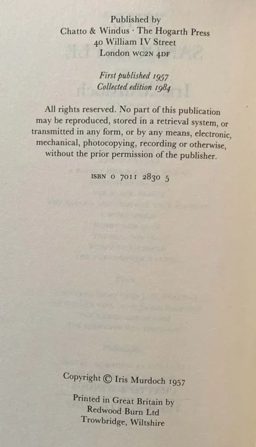 The Collected Works of Iris Murdoch - 9 Vol Set - Image 21