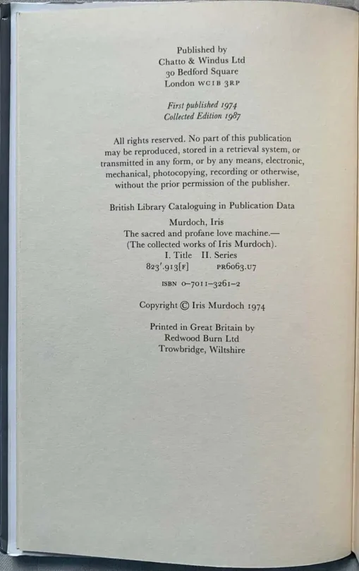 The Collected Works of Iris Murdoch - 9 Vol Set - Image 7