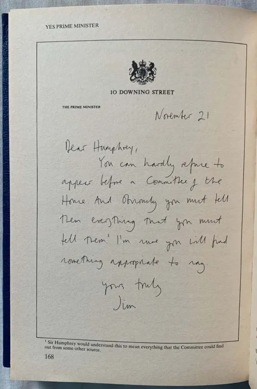 Yes Prime Minister The Diaries Of The Right Hon. James Hacker 2 Vol Set - Image 18
