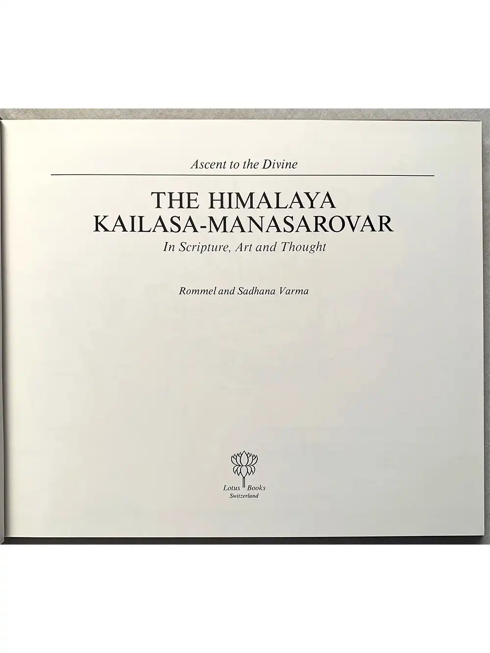 The Himalaya Kailasa-Mansarovar, in Scripture, Art and Thought, Ascent to The Divine-1732