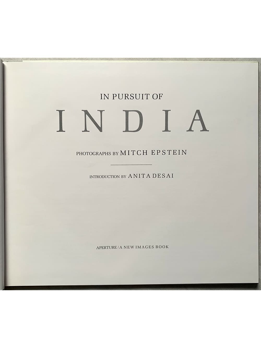In Pursuit Of India