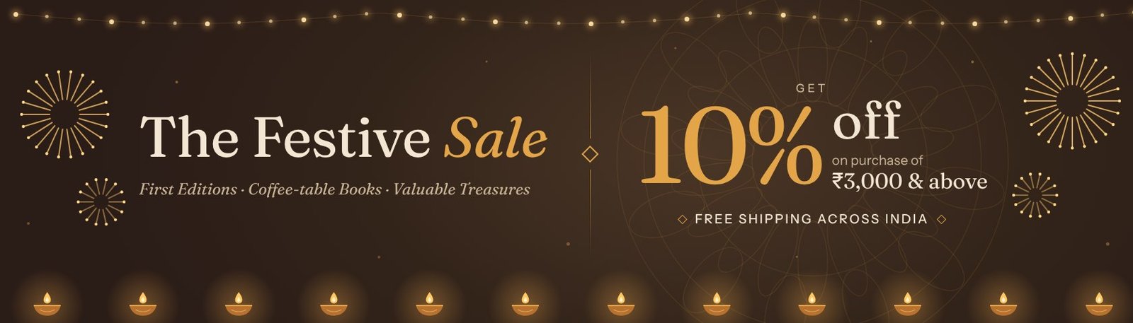 Festive sale , rare books